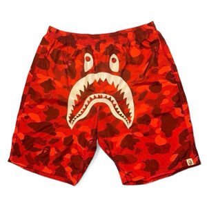 A Bathing Ape Bape Camo Shark Shorts Size Large